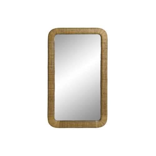 Zidno ogledalo Home ESPRIT Prirodno Tropsko 55 x 4 x 95 cm Cijena