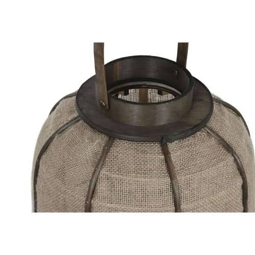 Svijećnjak Home ESPRIT Prirodno Juta Bambus 29,5 x 29,5 x 46 cm Cijena