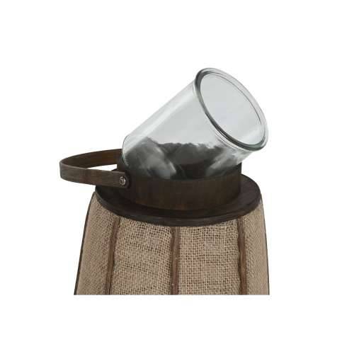 Svijećnjak Home ESPRIT Prirodno Juta Bambus 30,5 x 30,5 x 56,5 cm Cijena