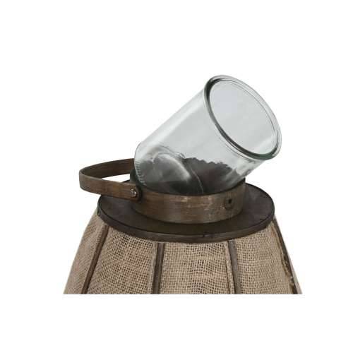Svijećnjak Home ESPRIT Prirodno Juta Bambus 41,5 x 41,5 x 57 cm Cijena