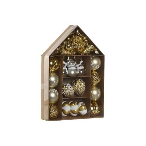 Globuri de Crăciun Home ESPRIT zlatan PVC 24 x 6 x 35 cm Cijena