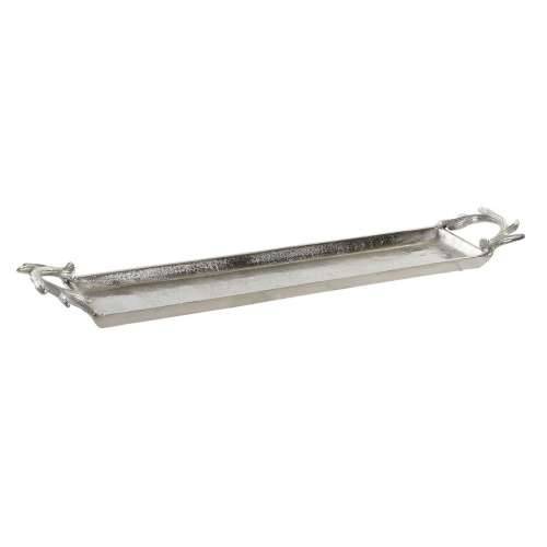 Stolni ukras Home ESPRIT Srebrna Aluminij 69 X 13 X 5 cm Cijena