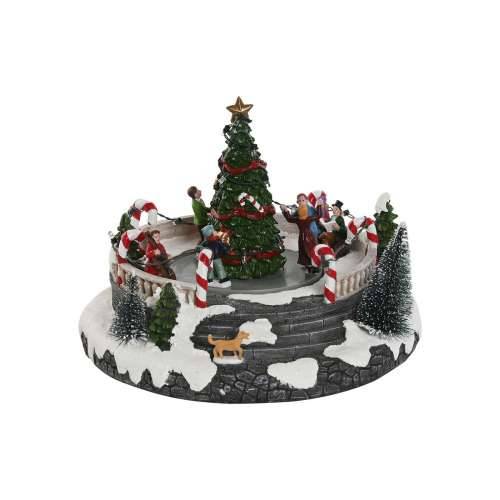 Božićni ukras Home ESPRIT Pisana Glazbeni 25 X 24 X 18 cm Cijena