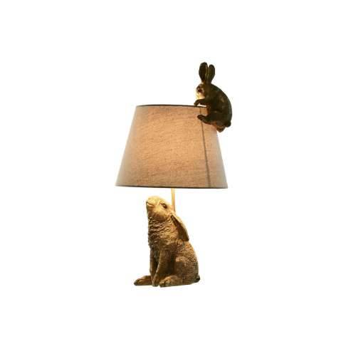 Stolna svjetiljka Home ESPRIT Bež zlatan Smola 50 W 220 V 30 x 30 x 58 cm Cijena