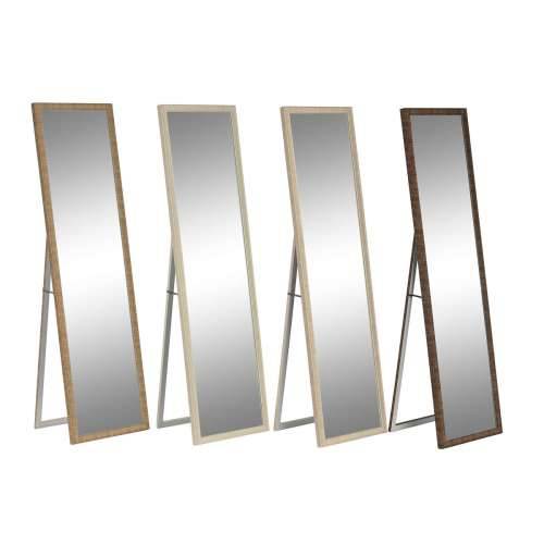 Ogledalo na stalku Home ESPRIT Smeđa Bež Siva Prirodno Kristal polistiren 45 X 40 X 166 cm (4 kom.) Cijena