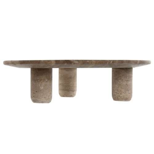 Stolni ukras Home ESPRIT Smeđa Mramor Skandinavski 30 x 30 x 8 cm Cijena