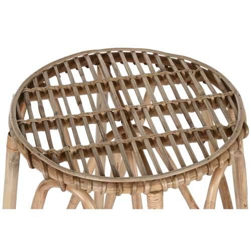 Tabure Home ESPRIT Prirodno ispleten od pruća 50 X 50 X 86 cm Cijena
