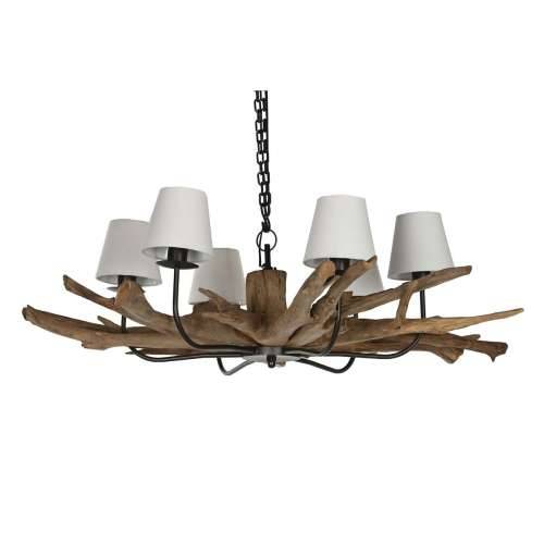 Stropna svjetiljka Home ESPRIT Željezo tikovina 130 X 130 X 35 cm Cijena