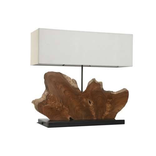 Stolna svjetiljka Home ESPRIT Željezo tikovina 60 X 20 X 55 cm Cijena