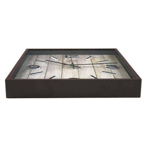 Zidni sat Versa Smeđa Plastika Escandinavo/Nórdico 4,1 x 28 x 28 cm Cijena
