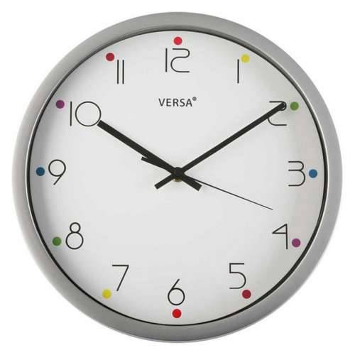 Zidni sat Versa Plastika (0,4 x 30,5 x 30,5 cm) Cijena