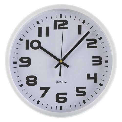 Zidni sat Versa Bijela Plastika 3,8 x 25 x 25 cm Cijena