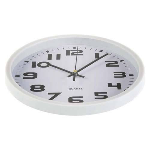 Zidni sat Versa Bijela Plastika 3,8 x 25 x 25 cm Cijena