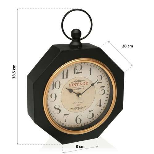 Zidni sat Versa bLACK Metal (28 x 8 x 40 cm) Cijena