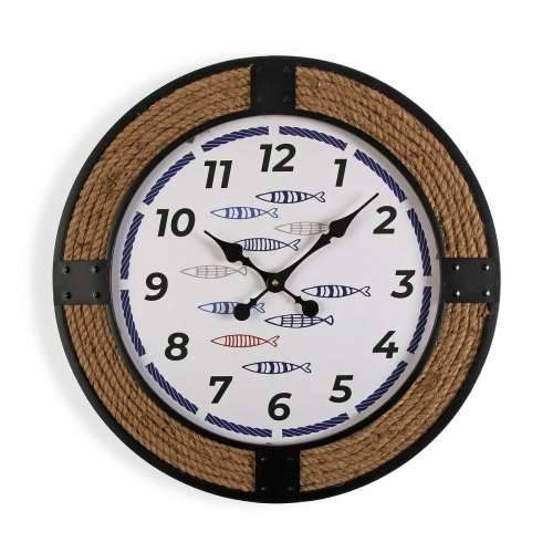 Zidni sat Versa Ribe 2 x 60 x 60 cm Metal Cijena