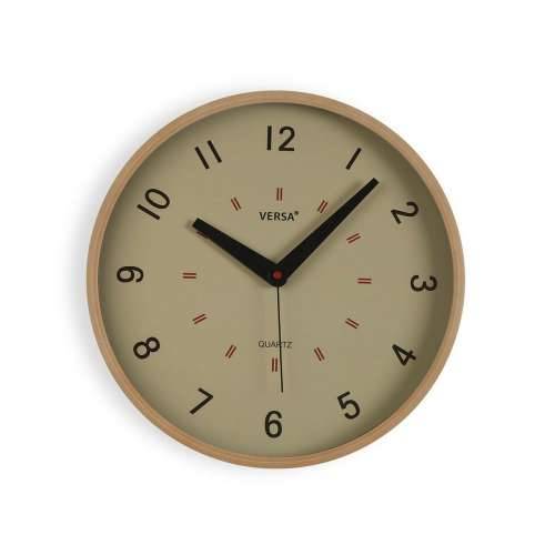 Zidni sat Versa Bež Plastika 4 x 30 x 30 cm Cijena