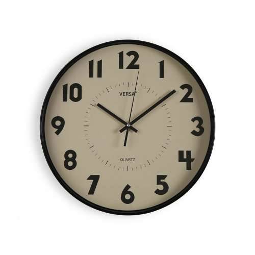 Zidni sat Versa Bež Plastika 4 x 30 x 30 cm Cijena
