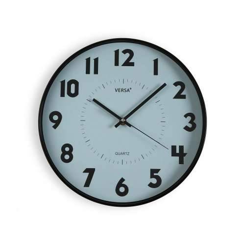 Zidni sat Versa Plava Plastika 4 x 30 x 30 cm Cijena