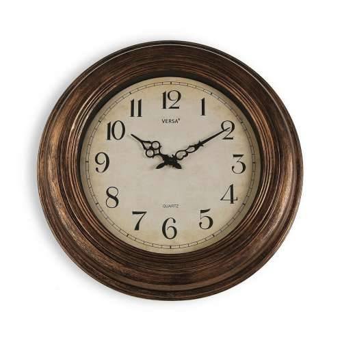 Zidni sat Versa Antique zlatan Plastika 4,5 x 51 x 51 cm Cijena