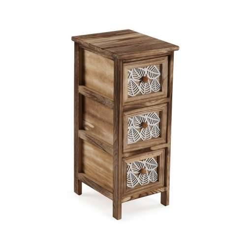 Ormarić s ladicama Versa Leaf Drvo 32 x 63 x 26 cm Cijena
