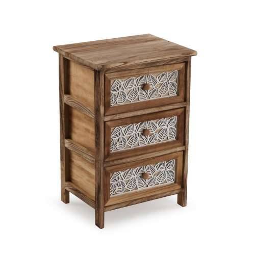 Ormarić s ladicama Versa Leaf Drvo 29 x 58 x 40 cm Cijena