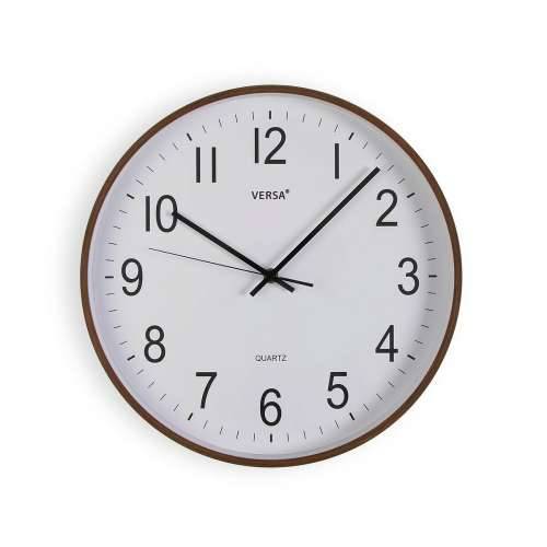 Zidni sat Versa Plastika Kvarc Drvo MDF 5 x 35 x 35 cm Cijena