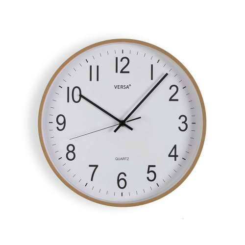 Zidni sat Versa Plastika Kvarc Drvo MDF 5 x 35 x 35 cm Cijena