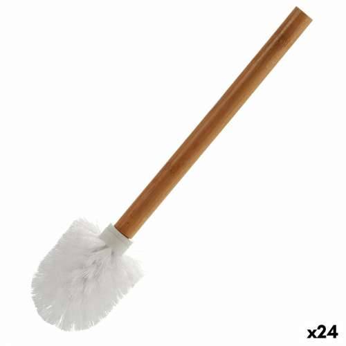 WC Četka Berilo 22098 Bijela Smeđa Bambus 8 x 35,5 x 8 cm (24 kom.) Cijena