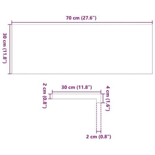 Gazišta stepenice 12 kom tamnosmeđi 70x30x2 cm masivna hrast - Tamno smeđa 70 x 30 x 2 cm 12 Cijena