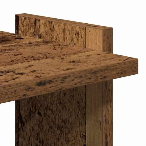 Regal za knjige s 3 razina boja staro drvo 60x30x120 cm drveni - Staro drvo 60 x 30 x 120 cm 1 Cijena