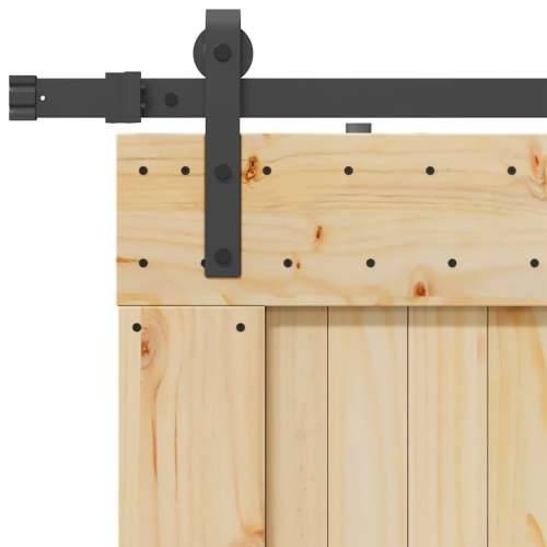Klizna vrata s priborom za montažu 70 x 210 cm masivna borovina - 70 x 210 cm (213.5 cm) 1 Četvrtasto Cijena