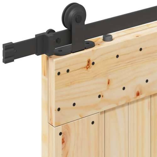Klizna vrata s priborom za montažu 70 x 210 cm masivna borovina - 70 x 210 cm (152.5 cm) 1 Četvrtasto Cijena