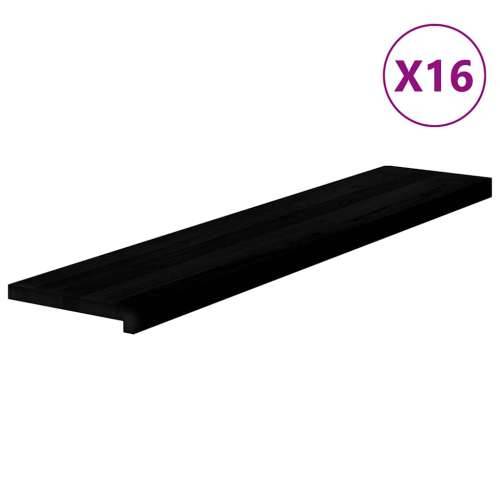 Gazišta stepenice 16 kom tamnosmeđi 120x30x2 cm masivna hrast - Tamno smeđa 120 x 30 x 2 cm 16 Cijena