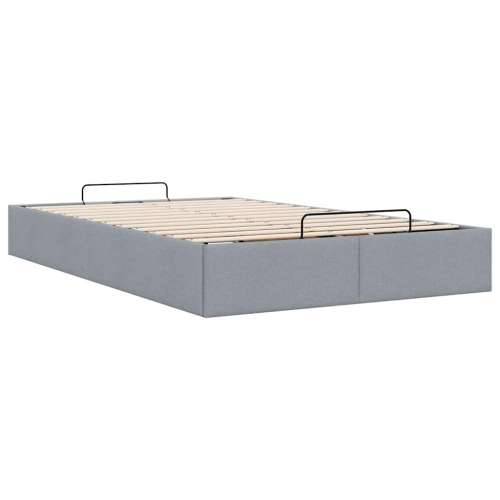 Okvir za krevet bez madraca svjetlosivi 120x190 cm od tkanine - Svjetlosiva 120 x 190 cm Cijena