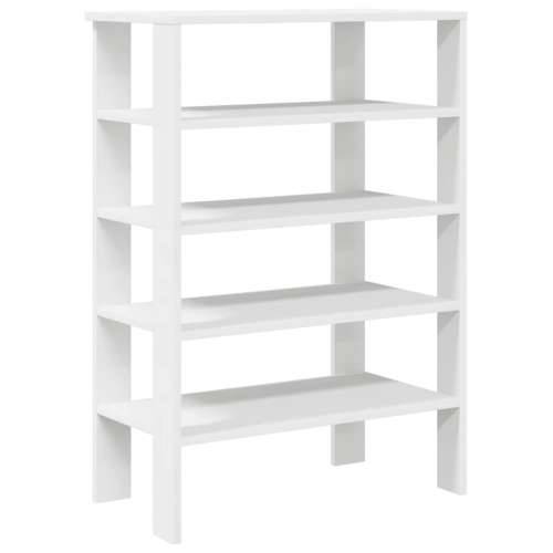 Stalak za cipele bijeli 61x32x87,5 cm od konstruiranog drva - Bijela 1 87.5 cm Cijena