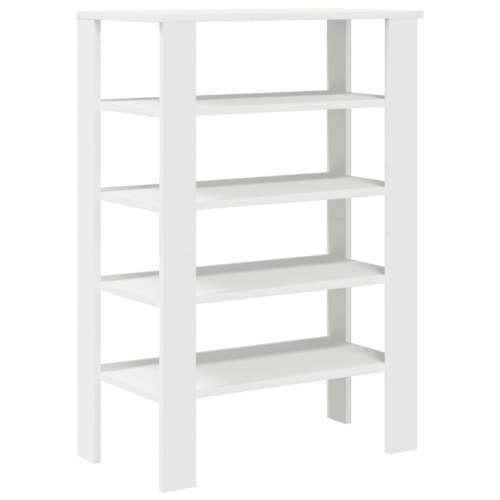 Stalak za cipele bijeli 61x32x87,5 cm od konstruiranog drva - Bijela 1 87.5 cm Cijena