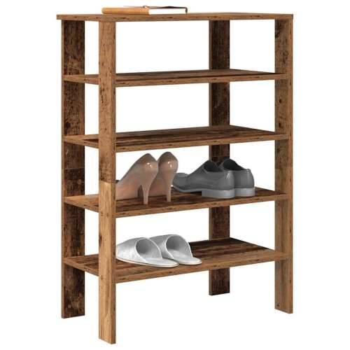 Stalak za cipele boja staro drvo 61x32x87,5cm konstruirano drvo - Staro drvo 1 87.5 cm Cijena