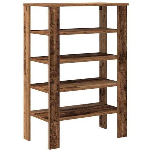 Stalak za cipele boja staro drvo 61x32x87,5cm konstruirano drvo - Staro drvo 1 87.5 cm Cijena