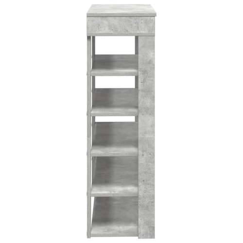 Stalak za cipele boja betona 80x30x98 cm konstruirano drvo - Beton siva 1 80 cm Cijena