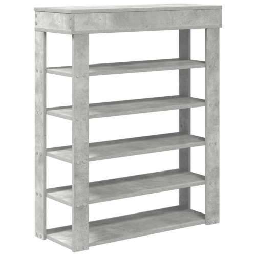 Stalak za cipele boja betona 80x30x98 cm konstruirano drvo - Beton siva 1 80 cm Cijena