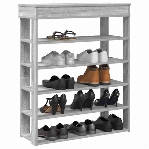Stalak za cipele boja hrasta 80x30x98 cm konstruirano drvo - Sivi hrast sonoma 1 80 cm Cijena