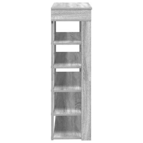 Stalak za cipele boja hrasta 80x30x98 cm konstruirano drvo - Sivi hrast sonoma 1 80 cm Cijena