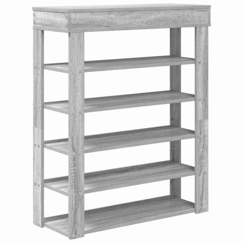 Stalak za cipele boja hrasta 80x30x98 cm konstruirano drvo - Sivi hrast sonoma 1 80 cm Cijena