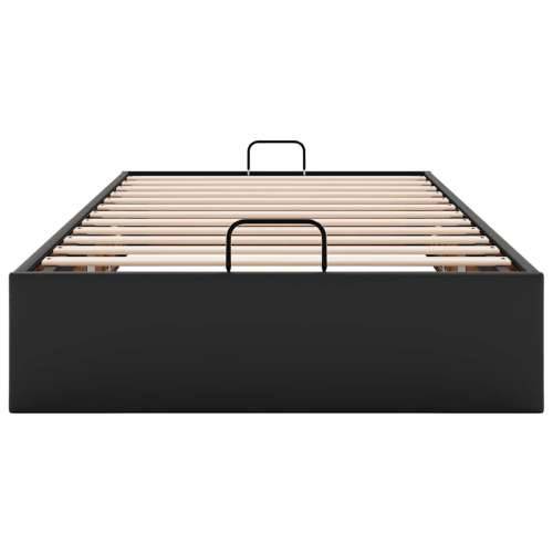 Otomanski okvir kreveta bez madraca crni 80x200 cm umjetne kože - Crna 80 x 200 cm Cijena