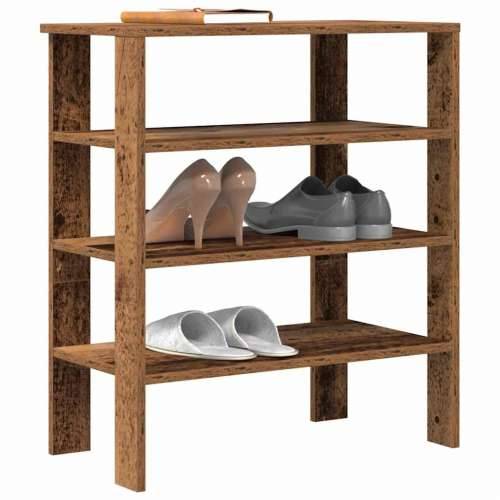 Stalak za cipele boja staro drvo 61x32x70 cm konstruirano drvo - Staro drvo 1 70 cm Cijena