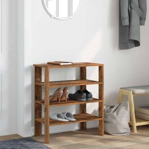 Stalak za cipele boja staro drvo 61x32x70 cm konstruirano drvo - Staro drvo 1 70 cm Cijena