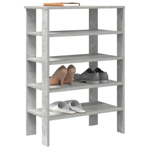 Stalak za cipele boja betona 61x32x87,5 cm konstruirano drvo - Beton siva 1 87.5 cm Cijena