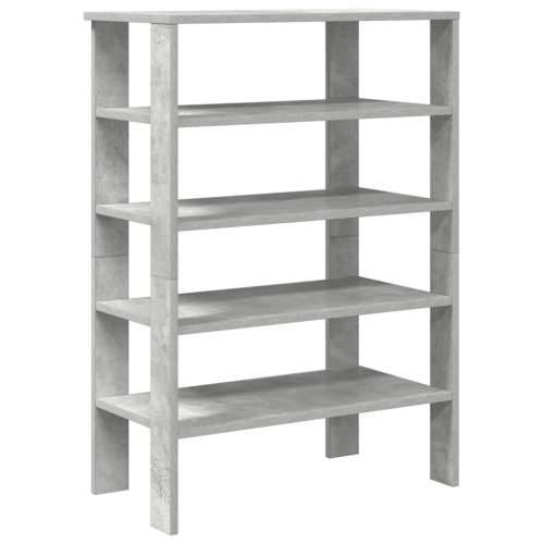 Stalak za cipele boja betona 61x32x87,5 cm konstruirano drvo - Beton siva 1 87.5 cm Cijena