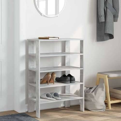 Stalak za cipele boja betona 61x32x87,5 cm konstruirano drvo - Beton siva 1 87.5 cm Cijena