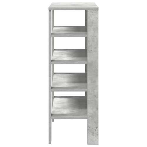 Stalak za cipele boja betona 61x32x87,5 cm konstruirano drvo - Beton siva 1 87.5 cm Cijena